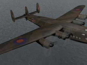 avro york mk-1 3D Model