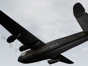 avro york mk-1 3D Model