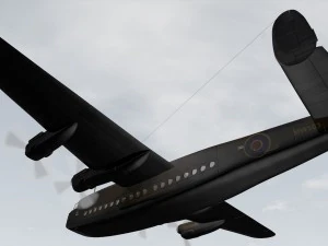 avro york mk-1 3D Model