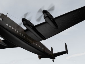 avro york mk-1 3D Model