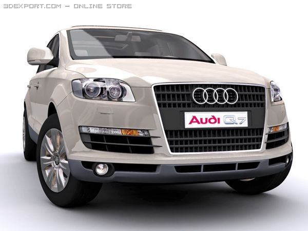 audi q7 3D मॉडल .c4d .max .obj .3ds .fbx .stl .blend