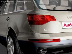 audi q7 3D मॉडल