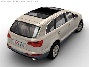 audi q7 3D मॉडल
