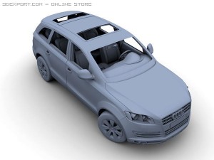audi q7 3D मॉडल