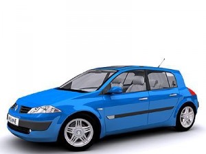 renault megane 3Dモデル