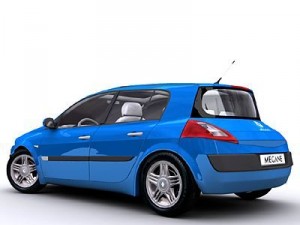 renault megane 3Dモデル