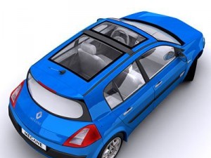 renault megane 3Dモデル