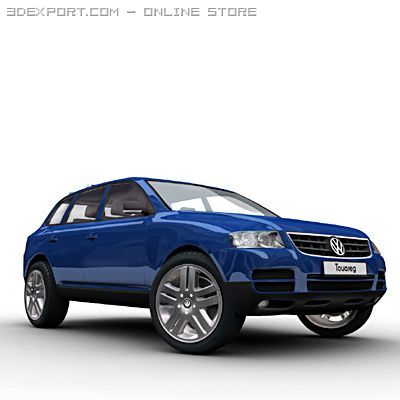 volkswagen touareg Modelo 3D .c4d .max .obj .3ds .fbx .stl .blend 