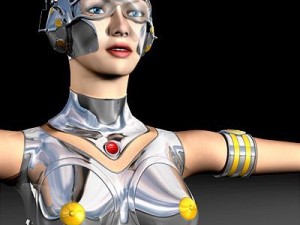 robot girl 3D Model