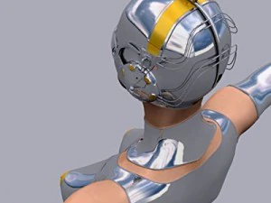 robot girl 3D Model