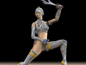 robot girl 3D Model