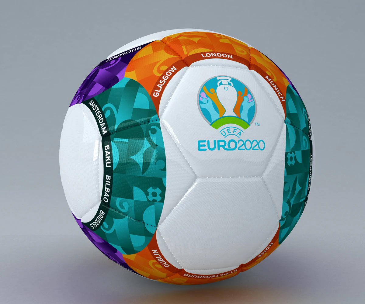euro 2020 of official ball 3D Model .c4d .max .obj .3ds .fbx .stl .blend 