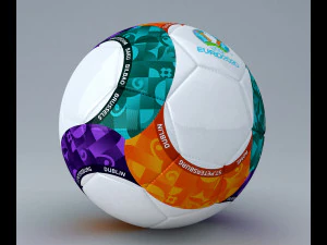 euro 2020 of official ball 3D Model