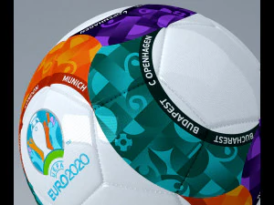 euro 2020 of official ball 3D Model