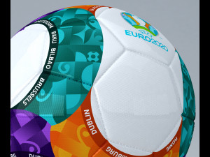 euro 2020 of official ball 3D 模型