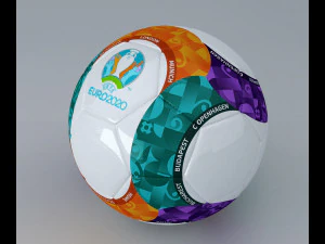 euro 2020 of official ball 3D Model