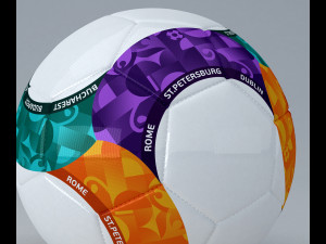 euro 2020 of official ball 3D 模型