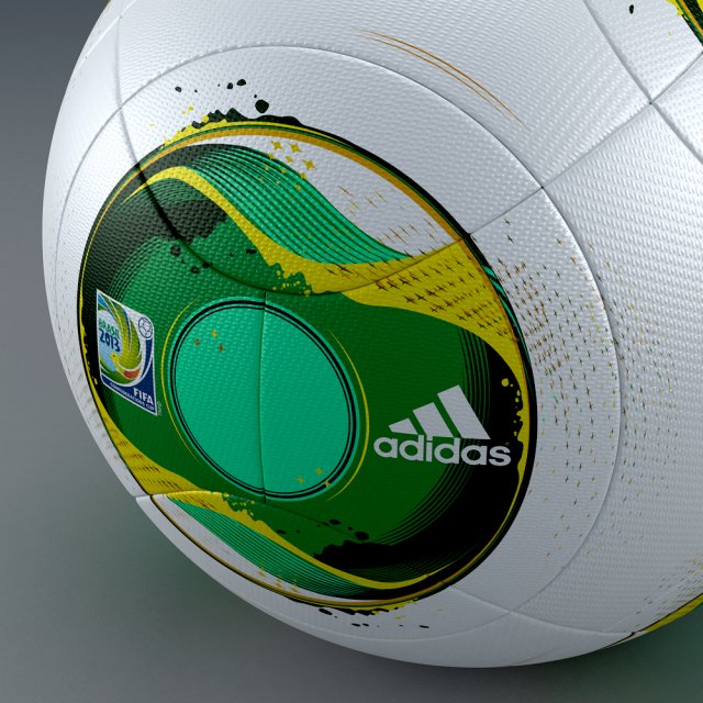 Official Match Ball Cafusa 2014 Brasil Modelo 3D In Equipamento.