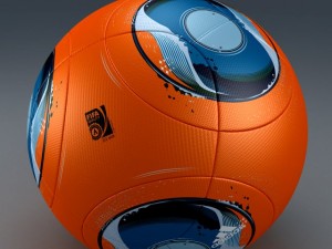 official match ball cafusa  2014 brasil 3D Model