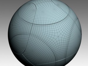 official match ball cafusa  2014 brasil 3D Model