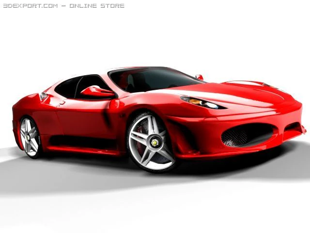 ferrari 430 3D Model .c4d .max .obj .3ds .fbx .stl .blend 