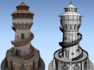 light house 3D Модель