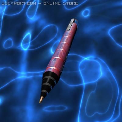 pen 2 Model 3D .c4d .max .obj .3ds .fbx .stl .blend