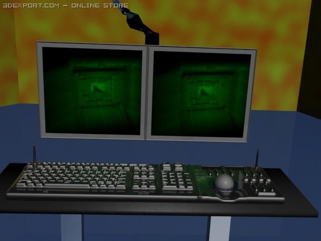 keyboard 3D Model .c4d .max .obj .3ds .fbx .stl .blend 