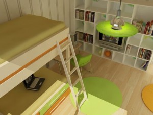 children bedroom Model 3D