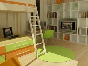 children bedroom 3D Model