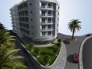 residential complex Model 3D