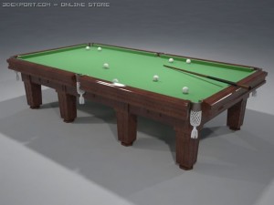 billiard table for the pyramid 3D-Modell