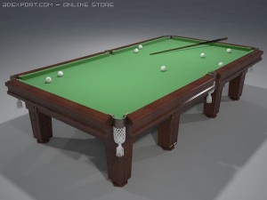 billiard table for the pyramid 3D 모델
