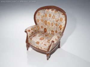 classic armchair Modèle 3D