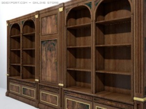 old bookcase 3D Model