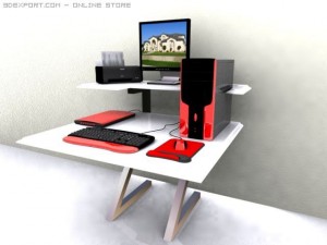 desktop computer 3D Model
