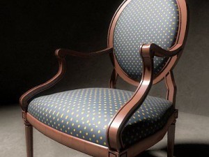chair a capelini 3D Model