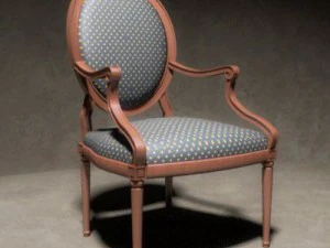 chair a capelini 3D Model