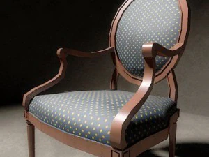 एक कैपेलिनी लोपोली की कुर्सी 3D मॉडल