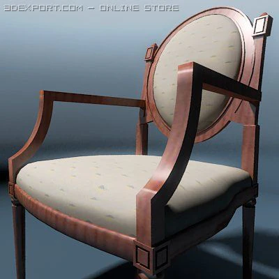 chair marcel 3D Model .c4d .max .obj .3ds .fbx .stl .blend 