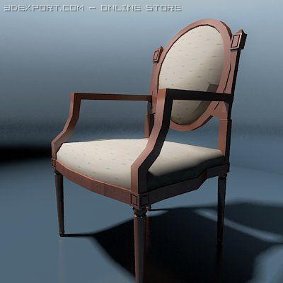 chair marcel lowpoly 3D Model .c4d .max .obj .3ds .fbx .stl .blend 