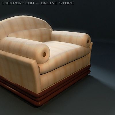 armchair clein 3Dモデル .c4d .max .obj .3ds .fbx .stl .blend 