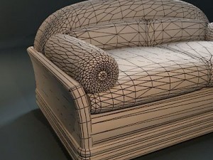 sofa clein 3D 模型