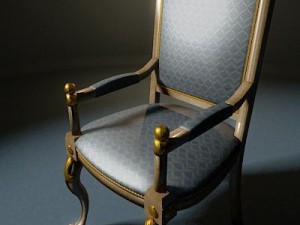 chair ampir 3D Model
