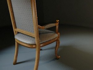 chair ampir 3D मॉडल