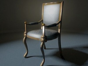 chair ampir lp Modèle 3D