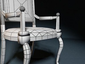 chair ampir lp Modèle 3D