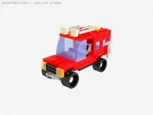レゴ車 3Dモデル