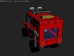 lego cars 3D 模型