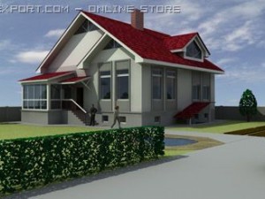 country house Modèle 3D